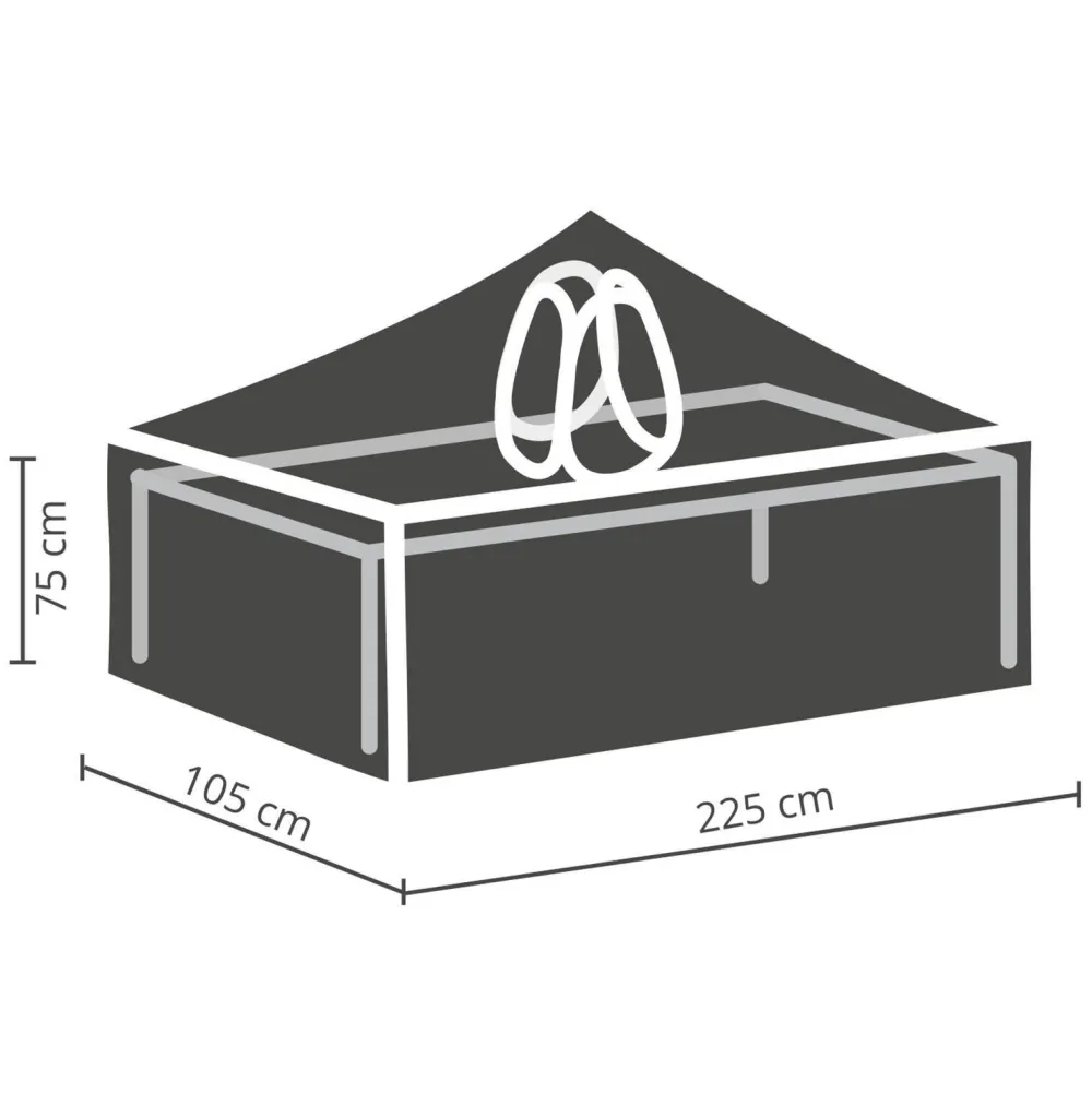 Tuinmeubelhoes Tafel Tot 220 Cm + Bobbin|Winza Outdoor Covers New