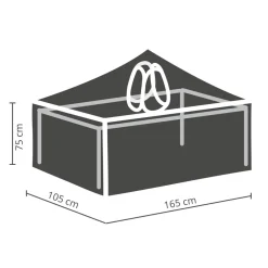Tuinmeubelhoes Tafel Tot 160 Cm + Bobbin|Winza Outdoor Covers Sale