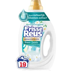 Clearance Witte Reus Gel Lotus - Vloeibaar Wasmiddel - Witte Was - Voordeelverpakking - 6 X 19 Wasbeurten - 114 Wasbeurten