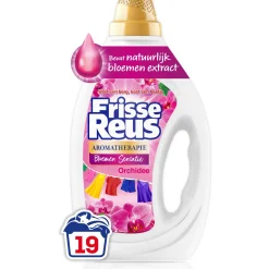 Outlet Witte Reus Gel Orchidee - Vloeibaar Wasmiddel - Gekleurde Was - Voordeelverpakking - 6 X 19 Wasbeurten - 114 Wasbeurten