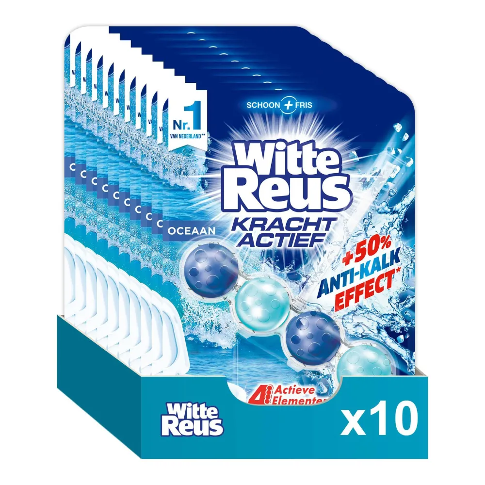 Cheap Witte Reus Kracht Actief Oceaan Toiletblok - 10 Stuks