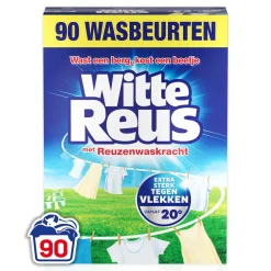 Fashion Witte Reus Poeder - Waspoeder - Witte Was - Grootverpakking - 90 Wasbeurten