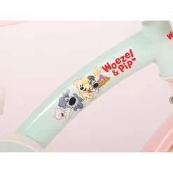 Kinderfiets 10 Inch Mintgroen/ Roze|Woezel & Pip Flash Sale