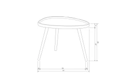New Woood Bijzettafel Mae