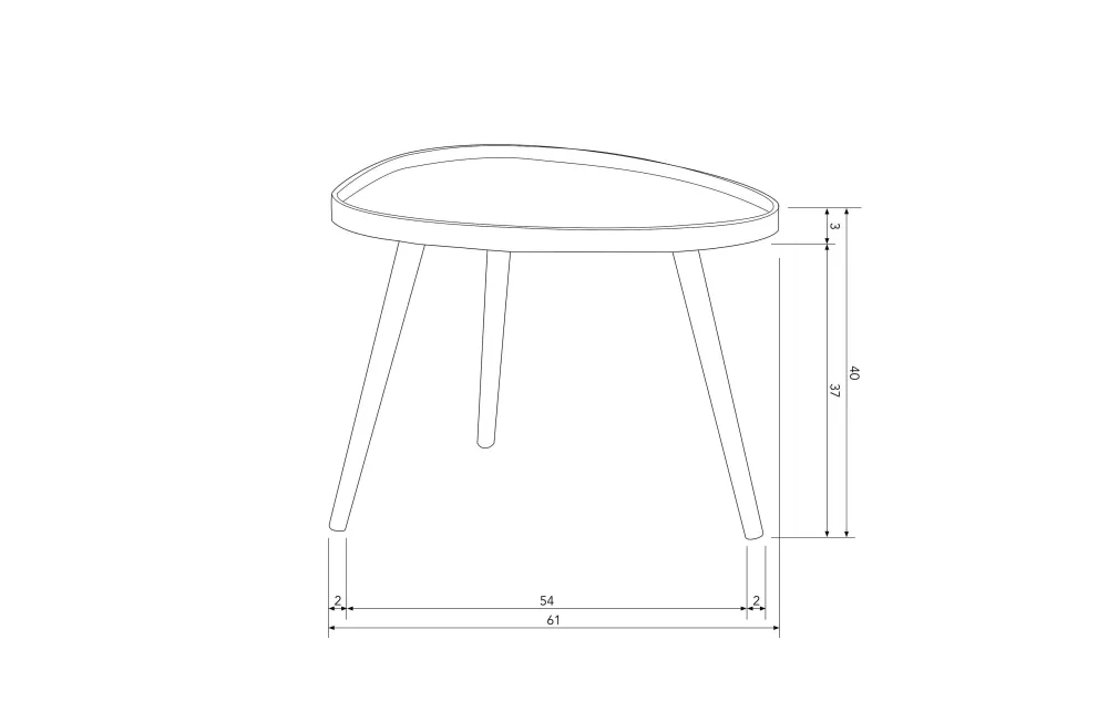 New Woood Bijzettafel Mae