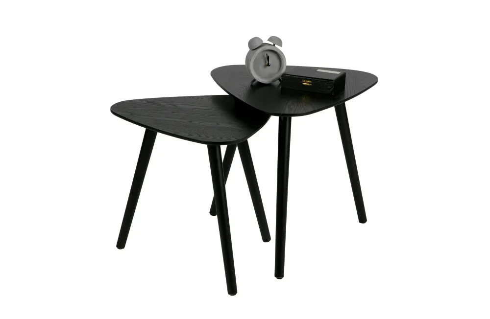 Fashion Woood Bijzettafel Nila (Set Van 2)