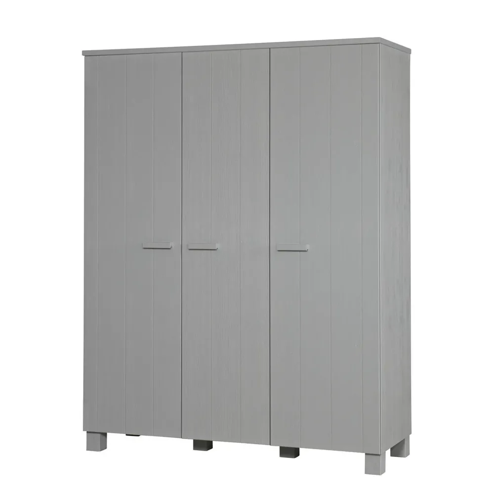 Discount Woood 3-Deurs Kledingkast Dennis