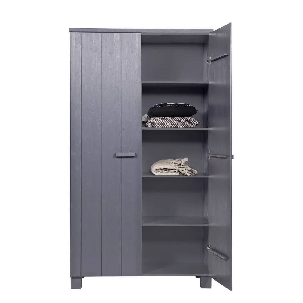 New Woood 2-Deurs Kledingkast Dennis