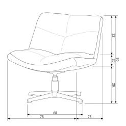 Flash Sale WOOOD Exclusive Draaifauteuil Vinny