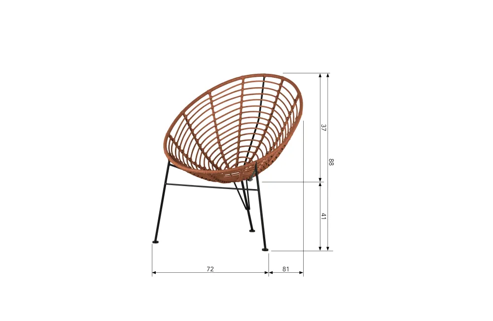 Loungestoel Jane|Woood New
