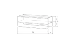 Store Woood Salontafel Rikkie