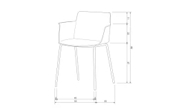 Tuinstoel Foppe (Set Van 4)|Woood Cheap