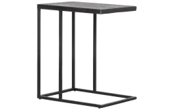 Febe Bijzettafel U Vorm - Metaal - Zwart - 55X45X35|Woood Fashion