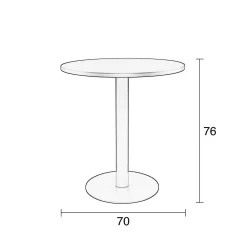 Bistrotafel Metsu ( 70 Cm)|Zuiver Outlet