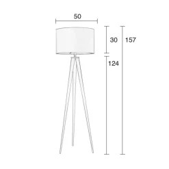 Store Zuiver Vloerlamp Tripod