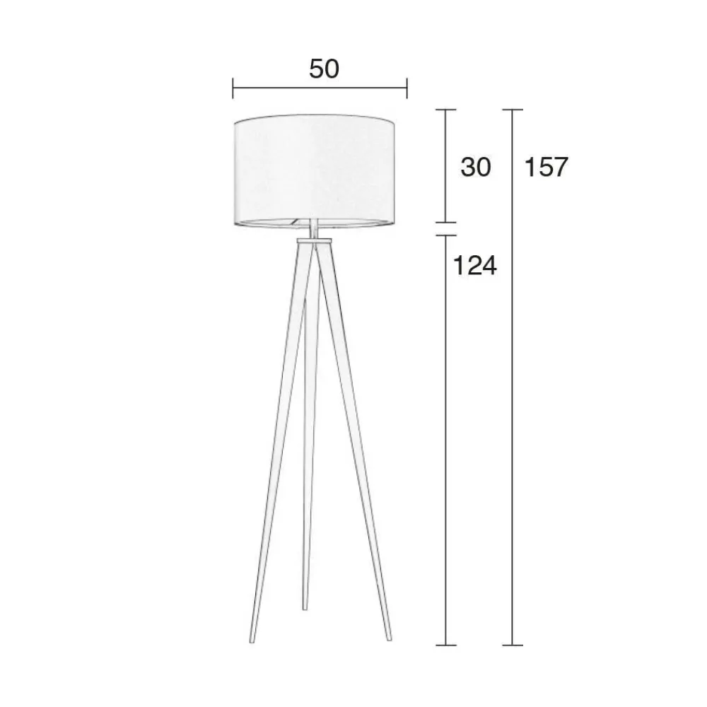 Store Zuiver Vloerlamp Tripod